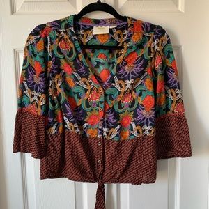 Anthro printed top
